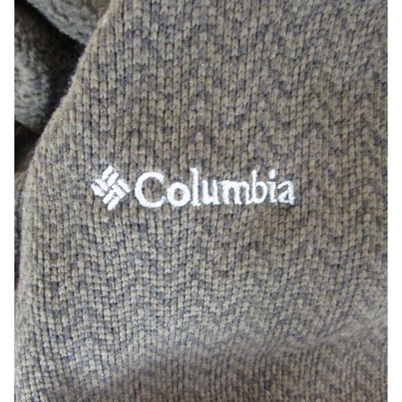 Columbia Women's Green‎ Snap Hooded Sweatshirt sz M - Picture 7 of 9